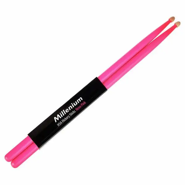 Millenium H5A Hickory Sticks Neon Pink Abverkauf