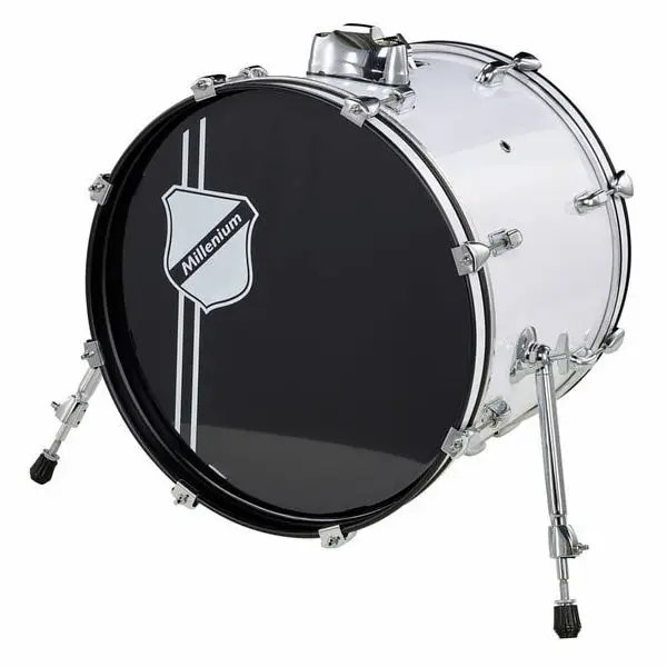 Millenium Focus 18"x14" Bass Drum White Highlight