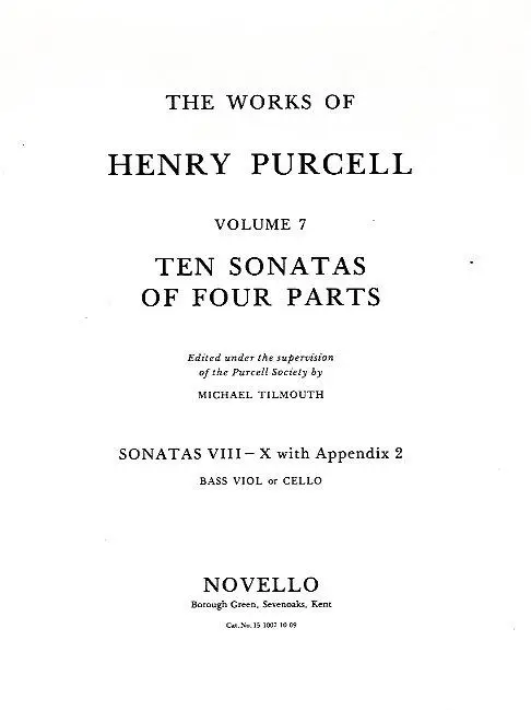 Sonderaktion 10 Sonatas of 4 Parts (nos.8-10)