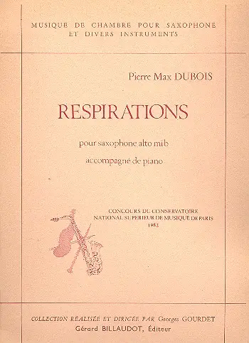 Wochenendangebot Respirations pour saxophone