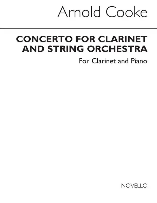 Concerto for clarinet and string Saisonangebot