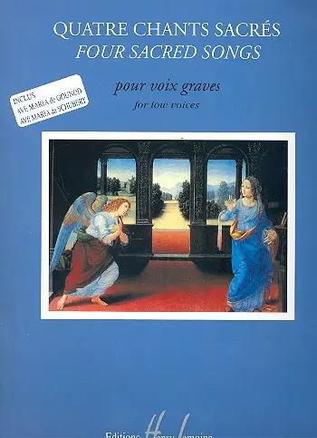 Heißes Angebot 4 Chants sacrés pour voix grave