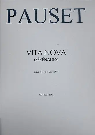 Echt Vita Nova pour violon et ensemble