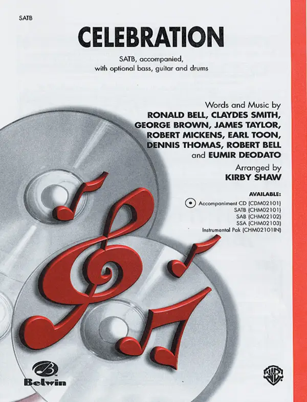 Celebration for mixed chorus (SATB) Versand Am Gleichen Tag