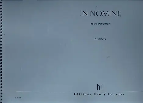 In Nomine pour 8 instruments Expressversand
