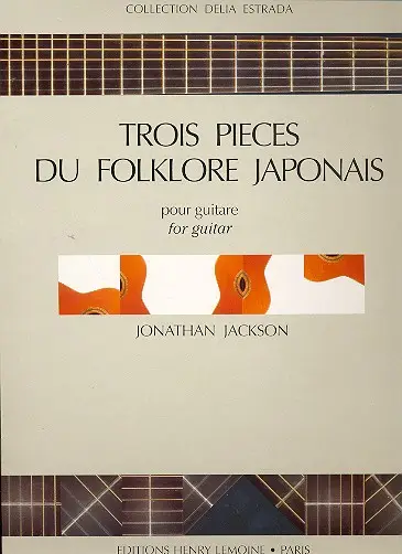 3 Pièces du folklore Japonais pour guitare Neu Im Sortiment