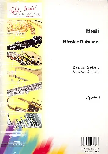 Bali pour bassoon et piano Kostenloser Versand
