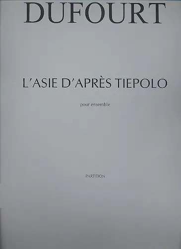 Mega-Angebot L'Asie d'après Tiepolo