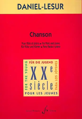 Angebot Chanson pour flûte et piano