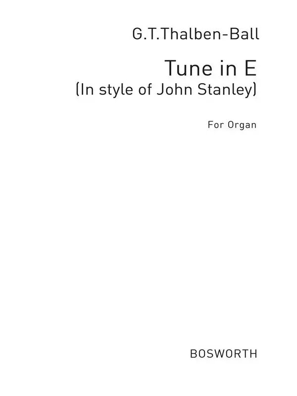 Tune in E in the Style of John Stanley Sonderangebot