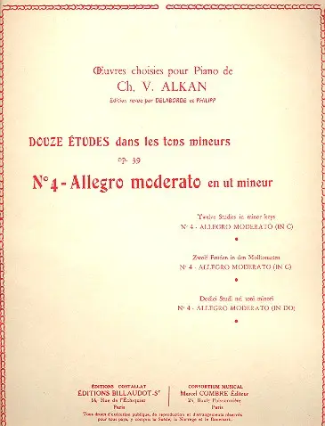 Top-Angebot Allegro moderato en ut mineur op.39,4