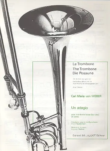 Markenware Un adagio pour trombone basse (ou tuba)