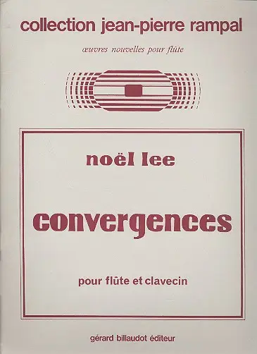 Convergences pour flute et clavecin Jetzt Kaufen