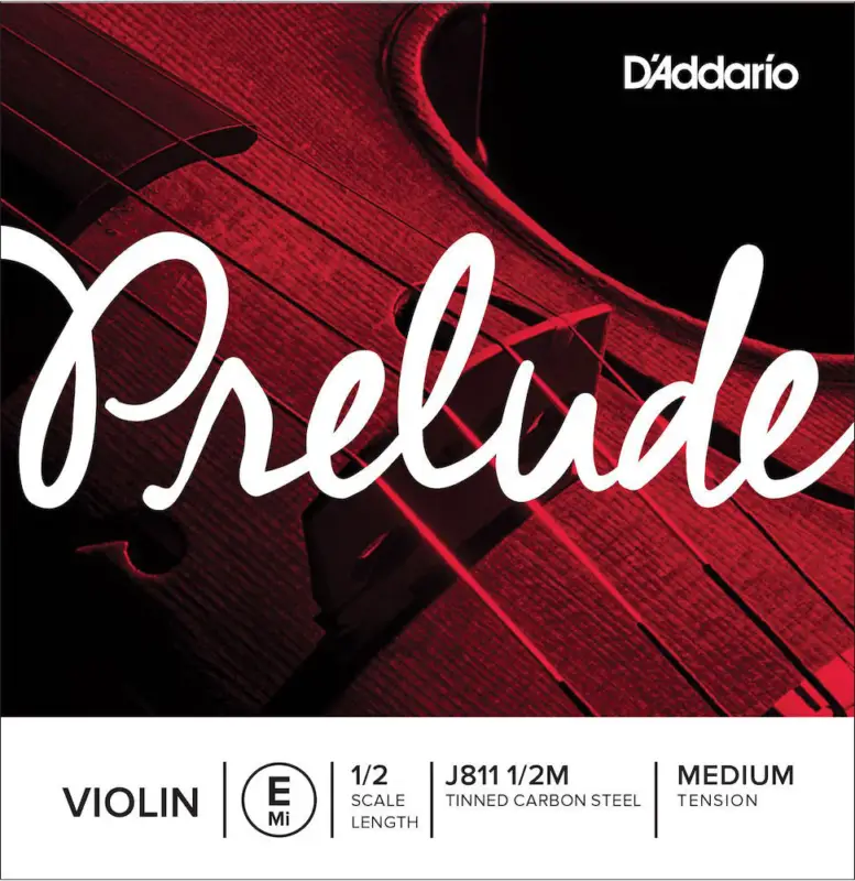 Neue Ware D'addario And Co SINGLE STRING (E) FOR VIOLIN PRELUDE NECK 1/2 TENSION MEDIUM