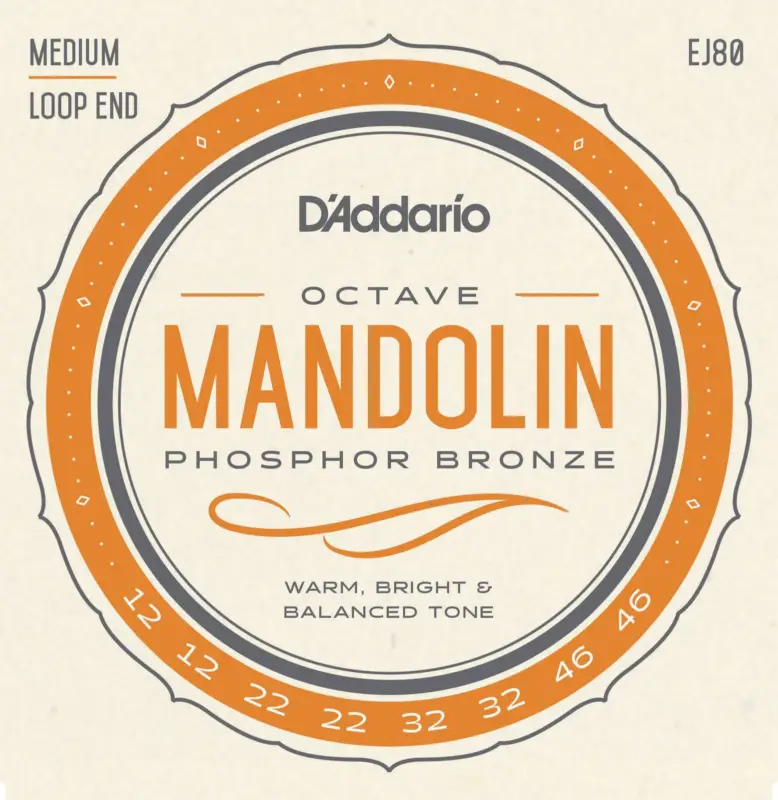 D'addario And Co EJ80 STRINGS FOR MANDOLIN MEDIUM 12-46 Sichere Zahlung