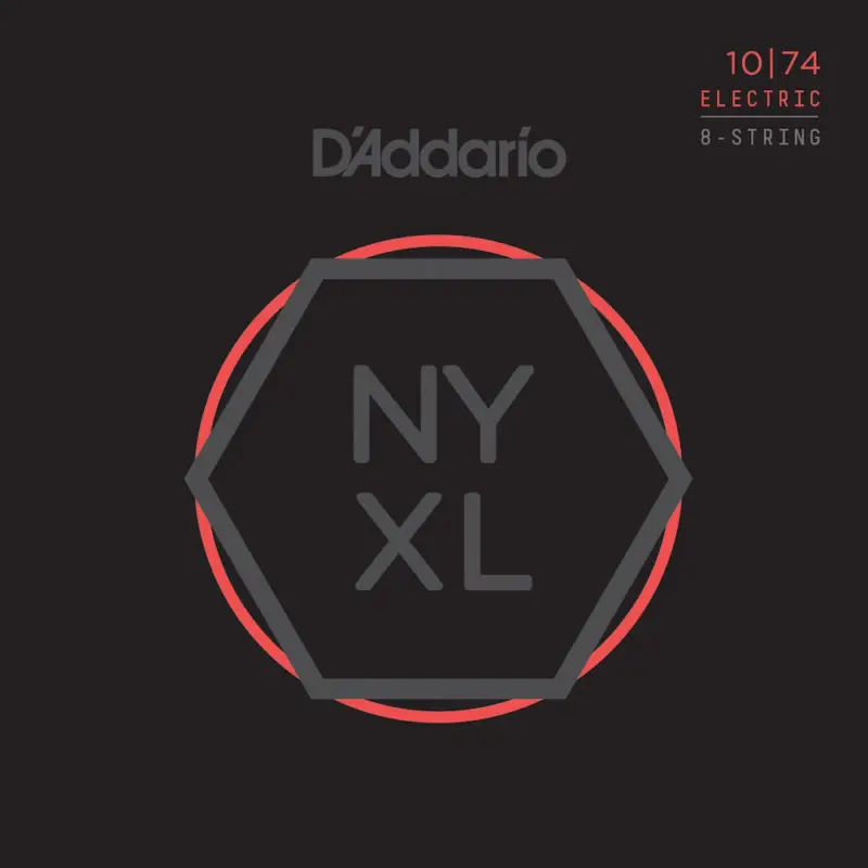 Nur Für Kurze Zeit D'addario And Co STRINGS FOR ELECTRIC GUITAR 8 STRINGS NYXL1074 NICKEL NET HIGH-PITCHED LIGHT / HEAVY BASS 10-74