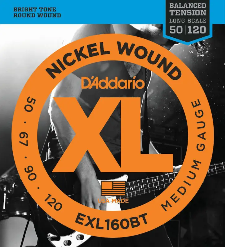 D'addario And Co EXL160BT NICKEL WOUND LONG SCALE MEDIUM 50-120 Preiswert