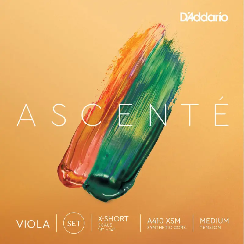 Sale D'addario And Co STRING SET FOR VIOLA ASCENTE ULTRA-SHORT TUNING FORK MEDIUM TENSION