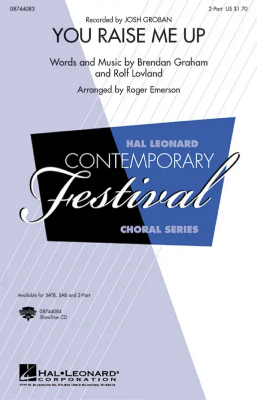 You raise me up for 2-part chorus Abverkauf