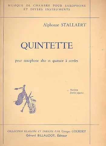 Quintette pour saxophone alto, 2 violons, Jetzt Bestellen