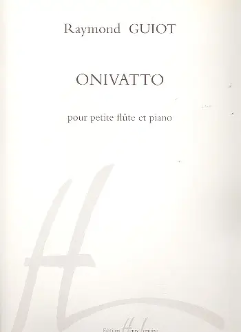 Jetzt Kaufen Onivatto pour petite flute et piano