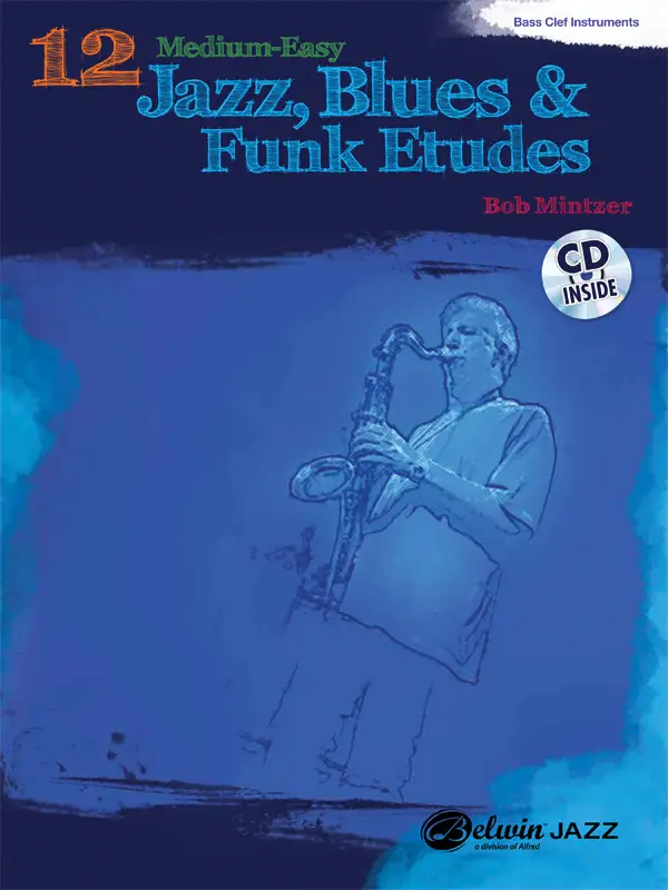 12 medium-easy Jazz, Blues and Funk Studies (+CD) Abverkauf