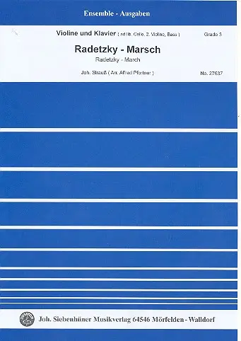 Heißes Angebot Radetzky-Marsch für Violine und Klavier