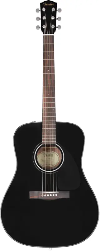 Begrenztes Angebot Fender Cd-60 V3 Ds Dreadnought Wn Black