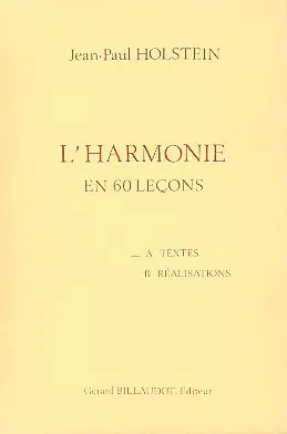 L'harmonie en 60 lecons vol.A textes Top-Angebot