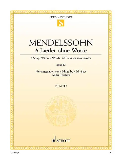 6 Lieder ohne Worte op. 53 Must-Have