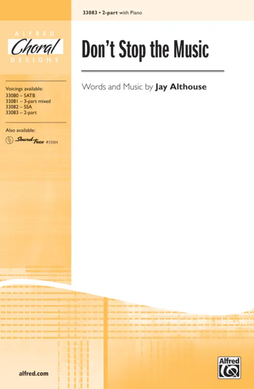 Don't stop the Music for 2-part chorus Mega-Angebot