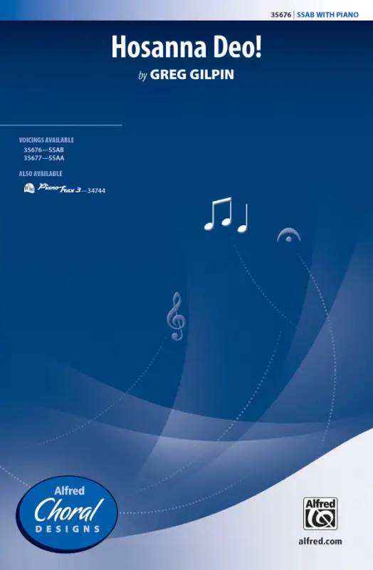 Expressversand Hosanna Deo for mixed chorus (SSAB)