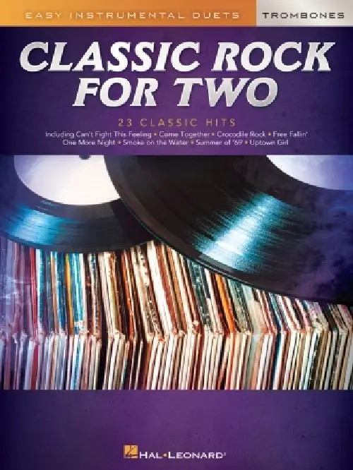 Zertifiziert Hal Leonard CLASSIC ROCK FOR TWO TROMBONES