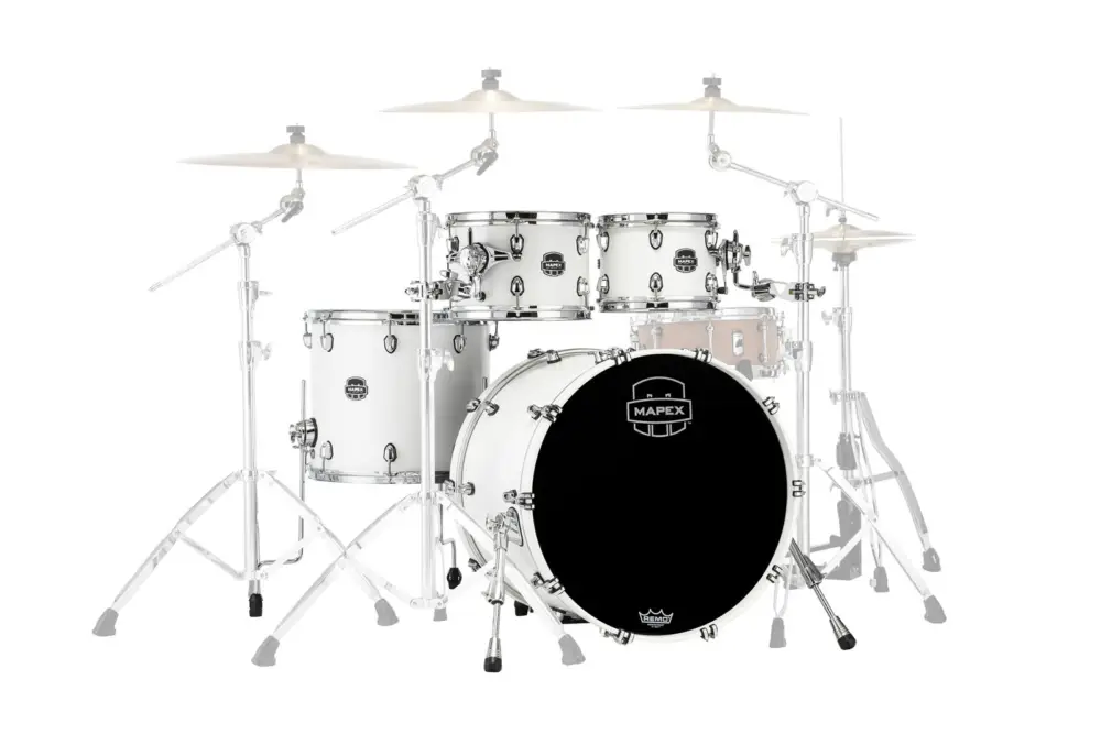 Mapex SATURN 4 DRUMS SATIN WHITE Kostenloser Rückversand