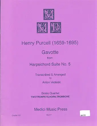 Gavotte from Harpsichord Suite no.5 Schnäppchen
