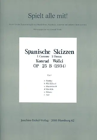 Nur Heute Spanische Skizzen op.25b