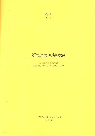 Aktuell Kleine Messe für Soli, gem Chor, 2 Violinen