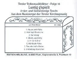 Ausverkauf Tiroler Volksmusikblätter Band 18: