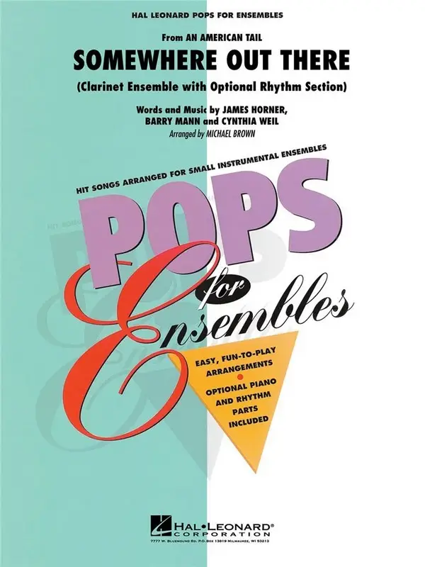 Zertifiziert Somewhere out there: for 4 clarinets