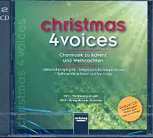 Christmas 4 Voices 2 CD's Preis Gesenkt