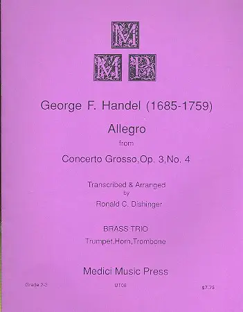 Allegro from Concerto Grosso op.3,4 Neue Ware