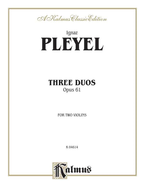 Direktkauf 3 Duets op.61 for 2 violins