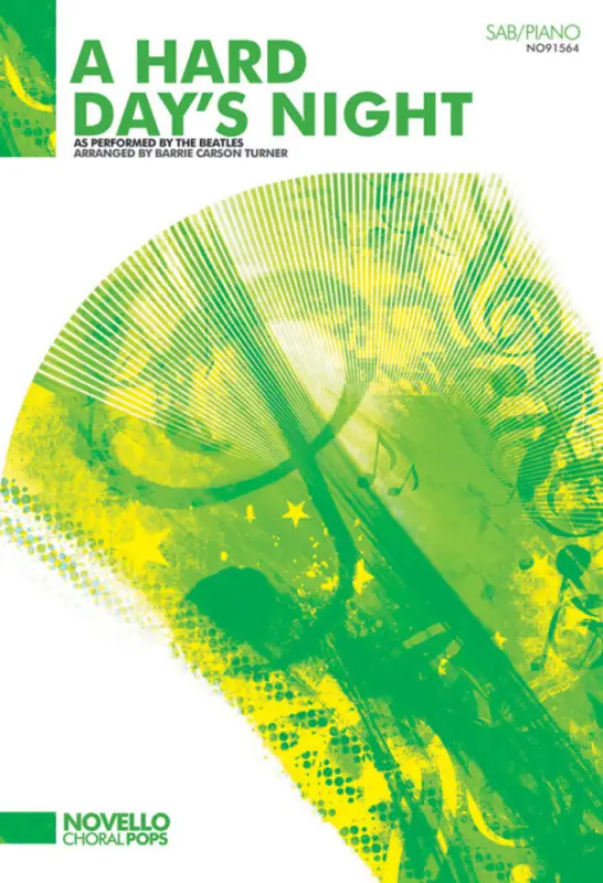 A hard Day's Night for mixed chorus Begrenztes Angebot