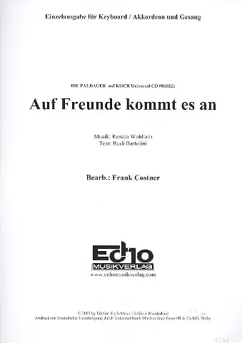 Heißes Angebot Auf Freunde kommt es an: