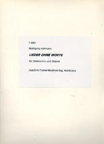 Preiswert Lieder ohne Worte für Violoncello