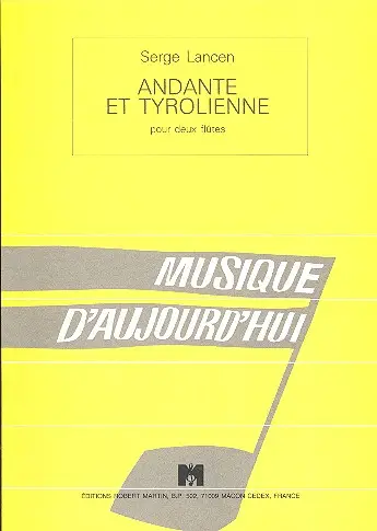 Abverkauf Andante et tyrolienne pour 2 flûtes