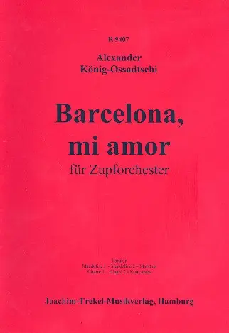 Barcelona mi amor für Zupforchester Markenprodukt