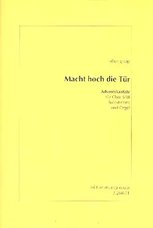 Macht hoch die Tür für Solo, gem Chor Wochenendangebot