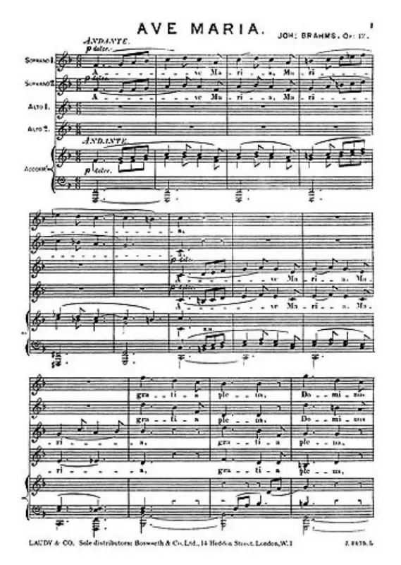 Ave Maria op.12 Neuheit