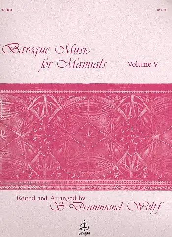 Nur Für Kurze Zeit Baroque Music for Manuals vol.5